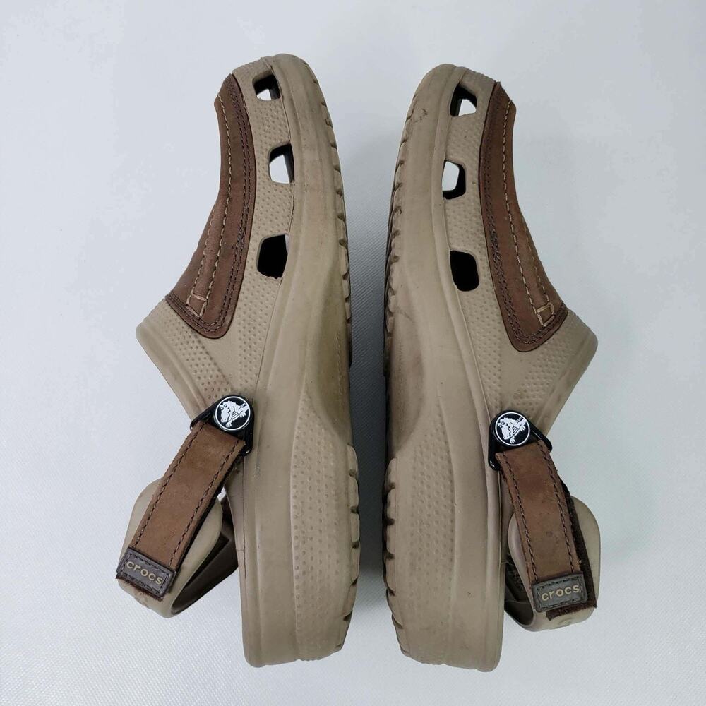 Crocs Men's Yukon Vista II LiteRide Clog Sandal Slip On Brown Men’s Size 8 - Picture 4 of 9